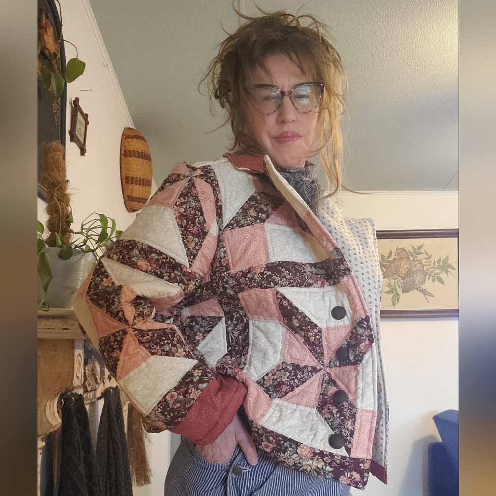 Handmade Vintage Quilt Coat